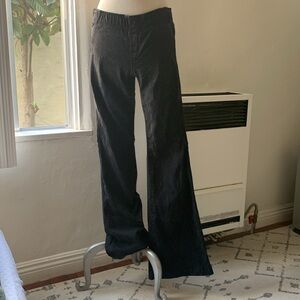 Free people flared pants with a distressed wash